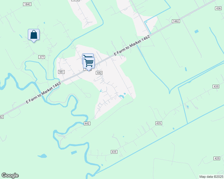 map of restaurants, bars, coffee shops, grocery stores, and more near 14201 Susie Lane in Alvin