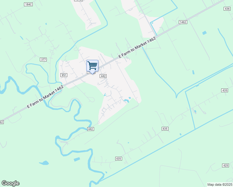 map of restaurants, bars, coffee shops, grocery stores, and more near 14201 Susie Lane in Alvin