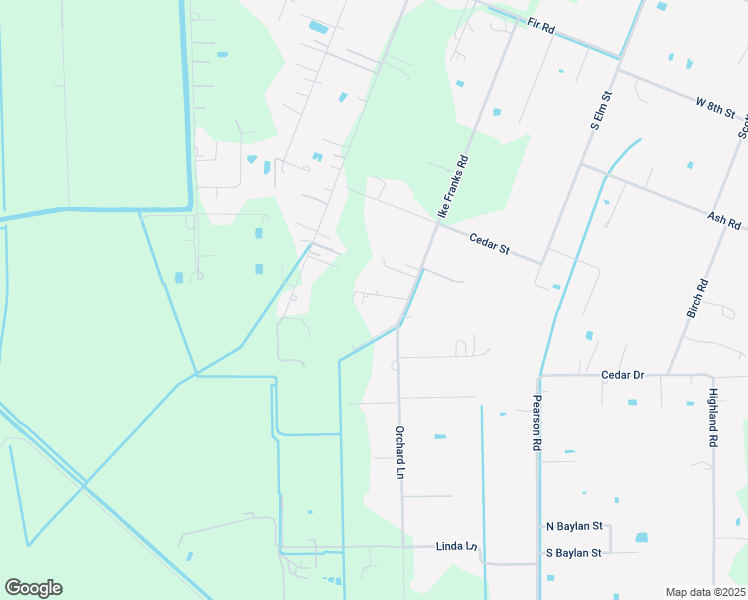 map of restaurants, bars, coffee shops, grocery stores, and more near 5114 Ike Franks Road in Santa Fe