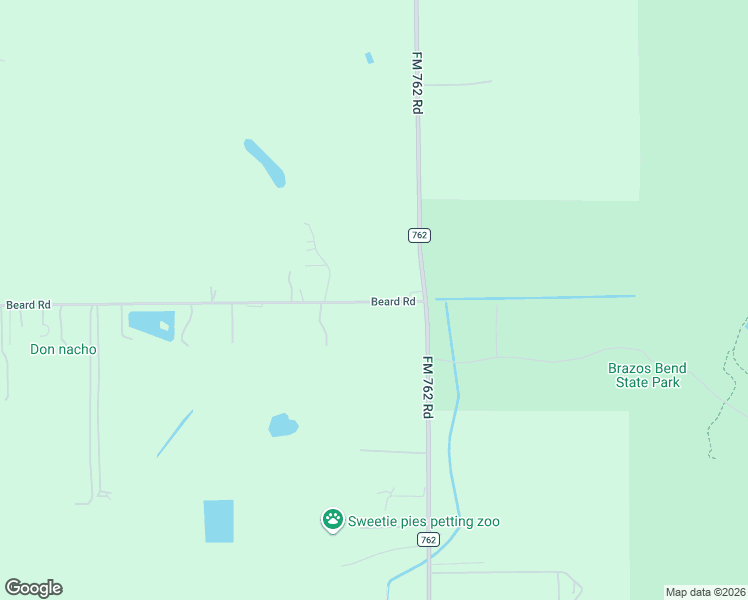 map of restaurants, bars, coffee shops, grocery stores, and more near 6112 Beard Road in Needville