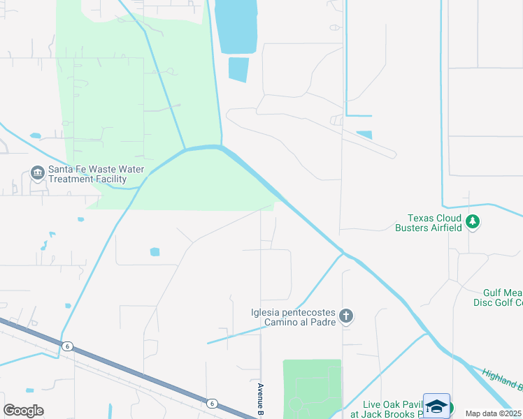 map of restaurants, bars, coffee shops, grocery stores, and more near 5401 Avenue B in Santa Fe