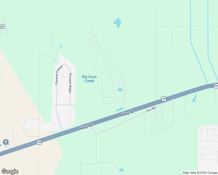 map of restaurants, bars, coffee shops, grocery stores, and more near 14693 U.S. 90 in San Antonio
