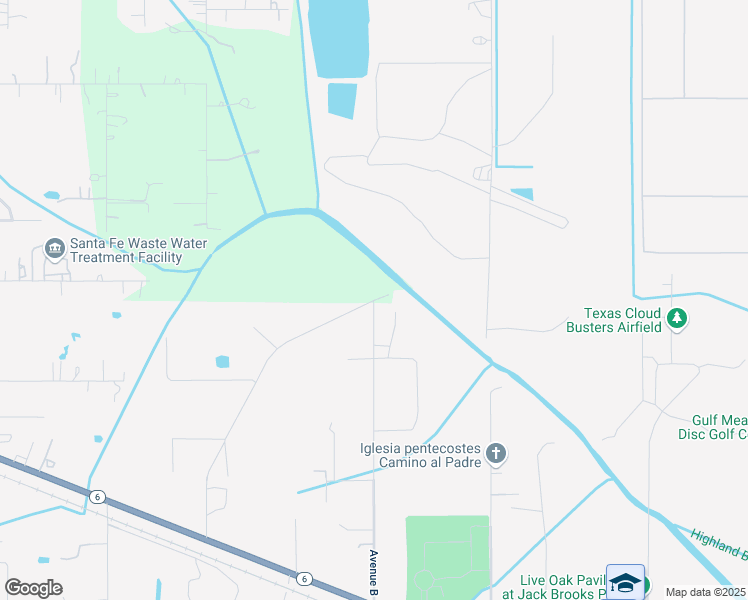 map of restaurants, bars, coffee shops, grocery stores, and more near 5401 Avenue B in Santa Fe