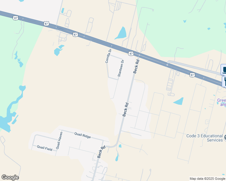 map of restaurants, bars, coffee shops, grocery stores, and more near 4849 Stanteen Drive in San Antonio