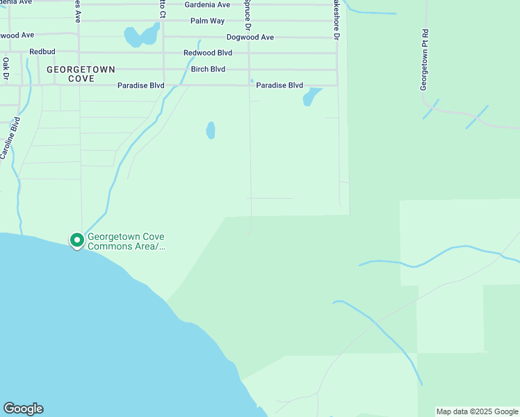 map of restaurants, bars, coffee shops, grocery stores, and more near 103 Azalea Drive in Georgetown