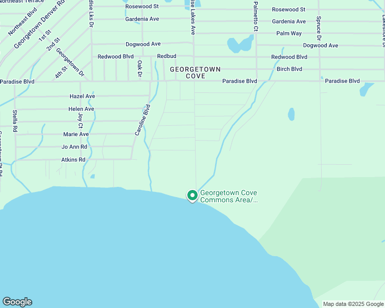 map of restaurants, bars, coffee shops, grocery stores, and more near 125 Janet Avenue in Georgetown