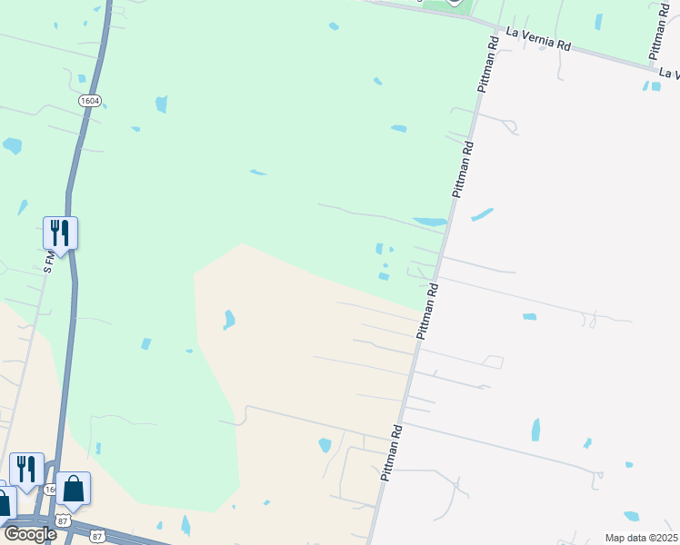 map of restaurants, bars, coffee shops, grocery stores, and more near 4915 Pittman Rd in Adkins