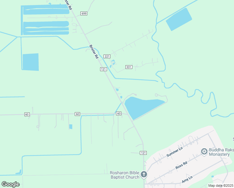 map of restaurants, bars, coffee shops, grocery stores, and more near 3818 County Road 121 in Rosharon