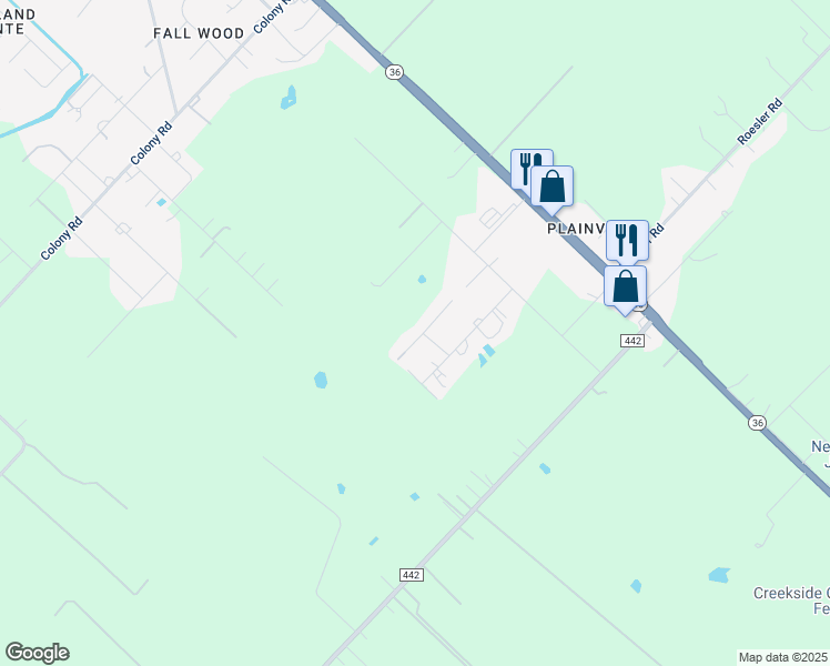 map of restaurants, bars, coffee shops, grocery stores, and more near 13314 Kanak Street in Needville