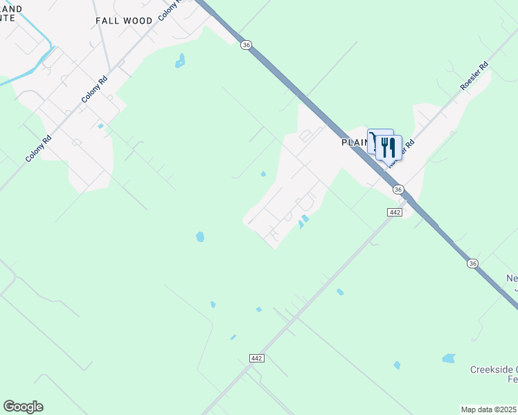 map of restaurants, bars, coffee shops, grocery stores, and more near 13314 Kanak Street in Needville