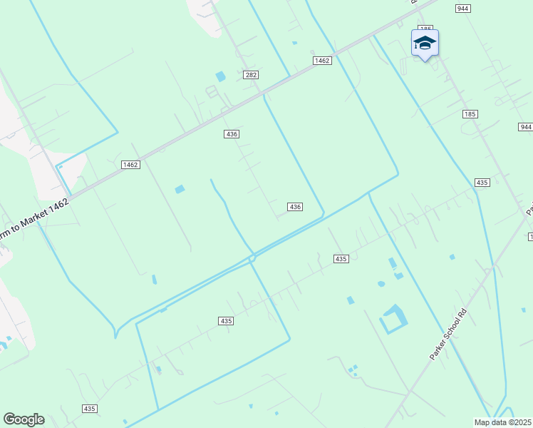 map of restaurants, bars, coffee shops, grocery stores, and more near 15586 County Road 436 in Alvin