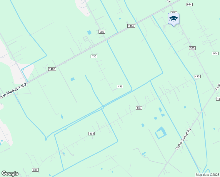 map of restaurants, bars, coffee shops, grocery stores, and more near 15586 County Road 436 in Alvin