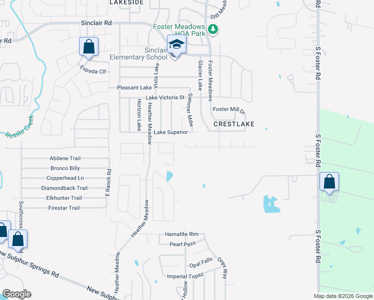 map of restaurants, bars, coffee shops, grocery stores, and more near 6026 Channel View in San Antonio