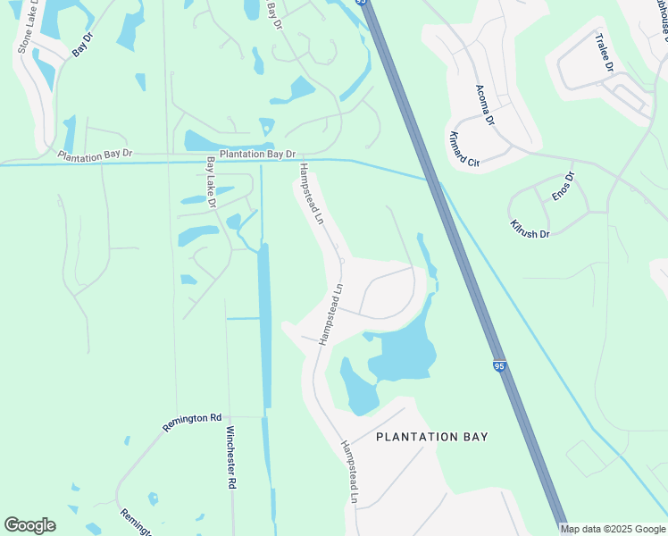 map of restaurants, bars, coffee shops, grocery stores, and more near 1023 Hampstead Lane in Ormond Beach