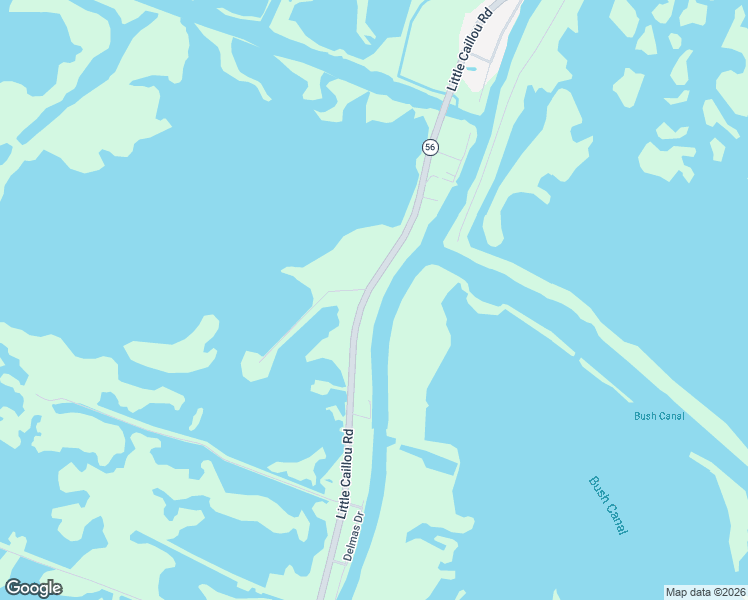 map of restaurants, bars, coffee shops, grocery stores, and more near 6419 Louisiana 56 in Chauvin