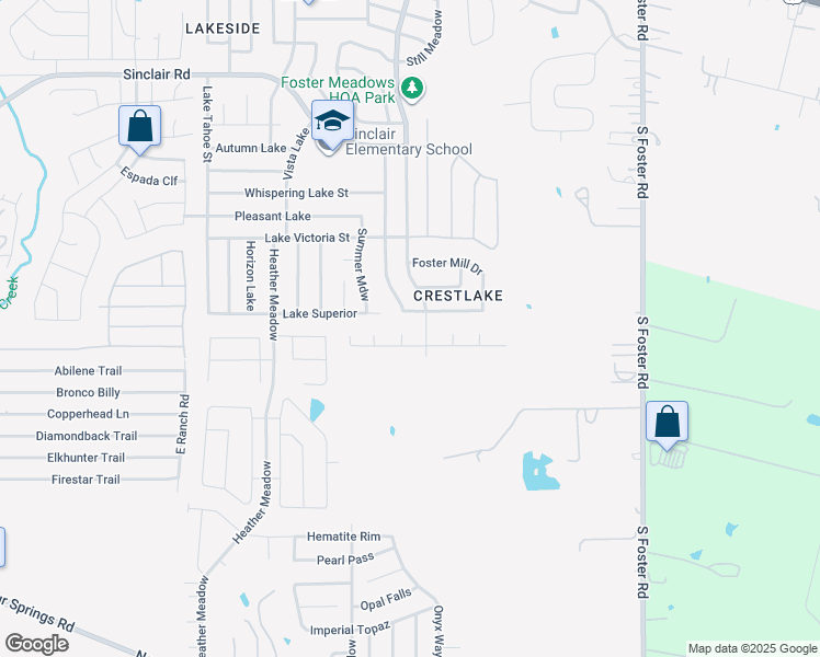 map of restaurants, bars, coffee shops, grocery stores, and more near 4606 La Route in San Antonio