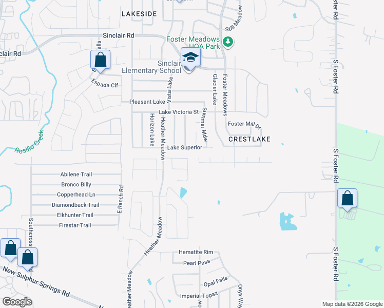 map of restaurants, bars, coffee shops, grocery stores, and more near 4702 Turquoise Park in San Antonio