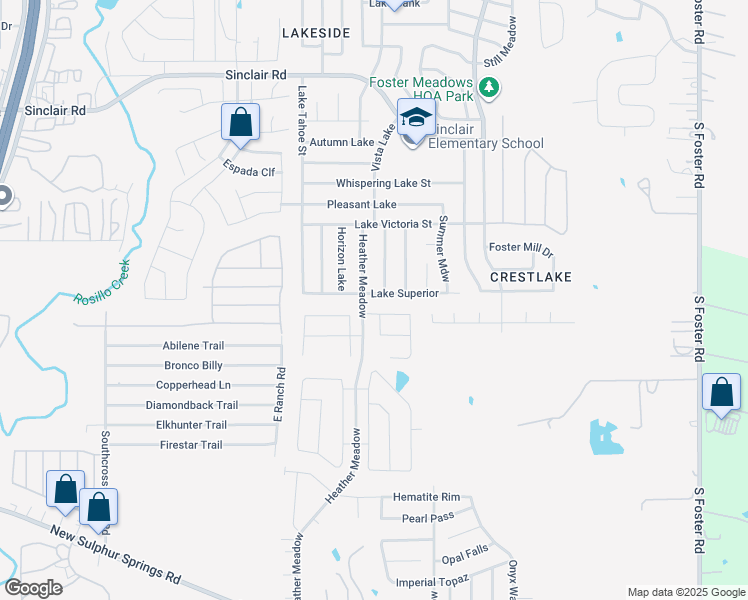map of restaurants, bars, coffee shops, grocery stores, and more near 5923 Cinnabar Corner in San Antonio