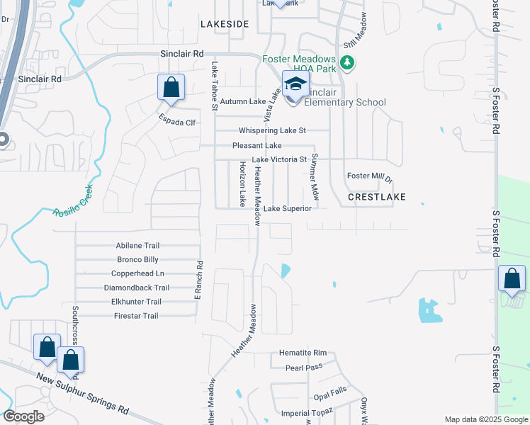 map of restaurants, bars, coffee shops, grocery stores, and more near 5923 Cinnabar Corner in San Antonio