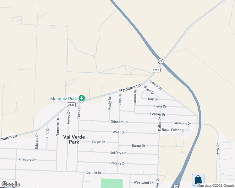 map of restaurants, bars, coffee shops, grocery stores, and more near 624 Lisa Drive in Del Rio