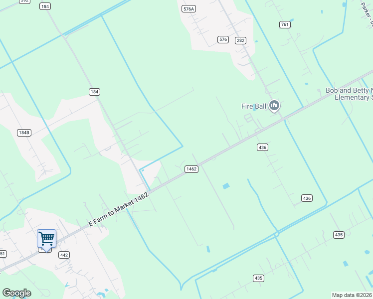 map of restaurants, bars, coffee shops, grocery stores, and more near 10311 Farm to Market 1462 in Alvin