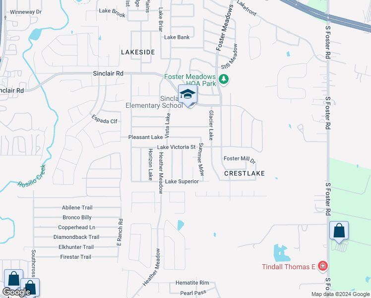 map of restaurants, bars, coffee shops, grocery stores, and more near 3502 Sage Meadow in San Antonio