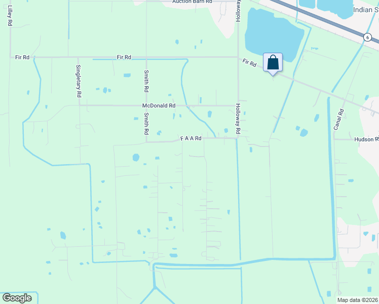 map of restaurants, bars, coffee shops, grocery stores, and more near 4918 Farmer Road in Alvin