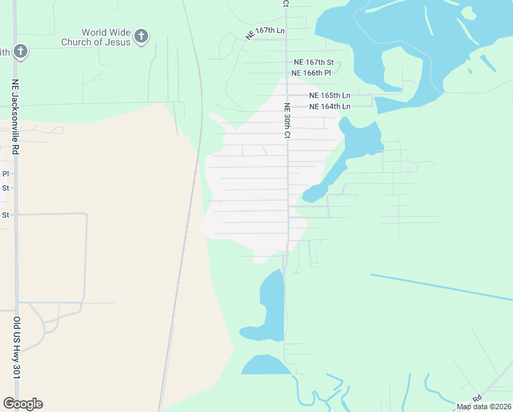 map of restaurants, bars, coffee shops, grocery stores, and more near 2900 Northeast 161st Street in Citra