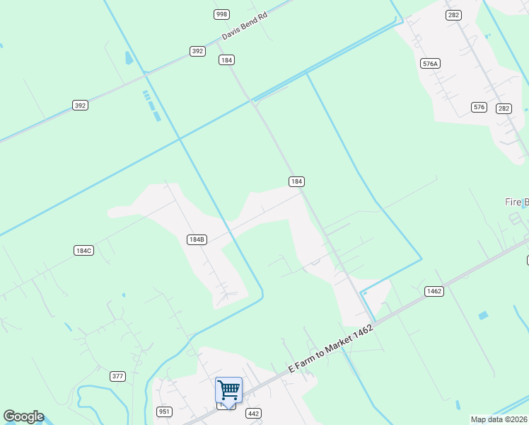 map of restaurants, bars, coffee shops, grocery stores, and more near 13612 County Road 184 in Alvin