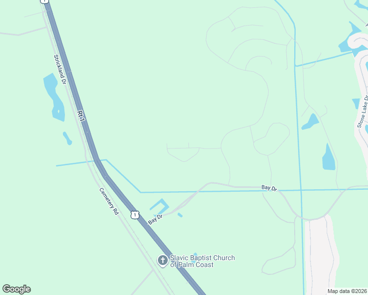 map of restaurants, bars, coffee shops, grocery stores, and more near Highway 5 in Bunnell