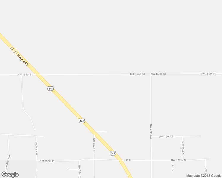 map of restaurants, bars, coffee shops, grocery stores, and more near 2900 Northwest 165th Street in Citra