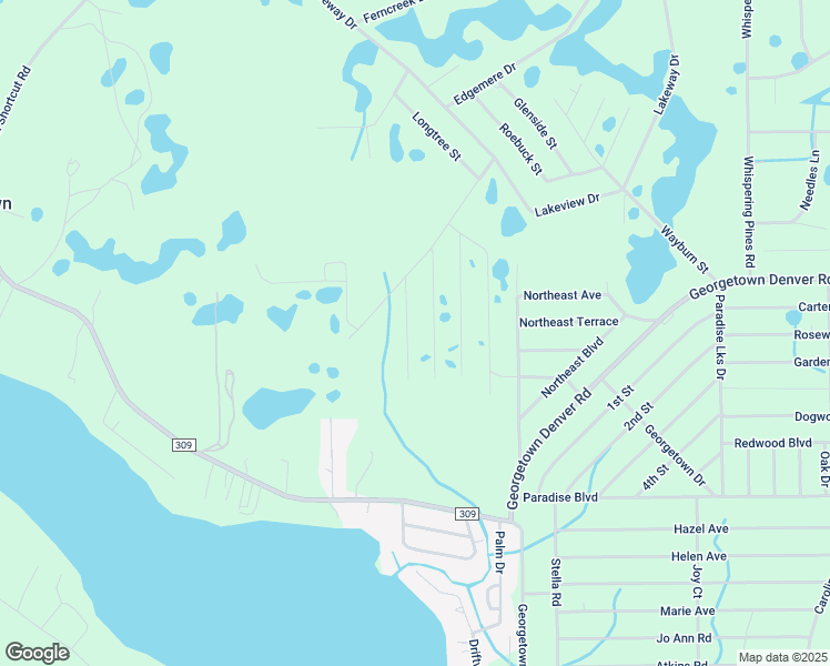 map of restaurants, bars, coffee shops, grocery stores, and more near 135 Heathton Street in Georgetown