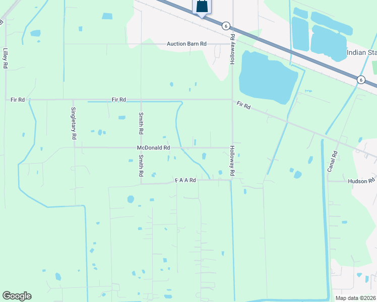 map of restaurants, bars, coffee shops, grocery stores, and more near 17207 McDonald Road in Alvin