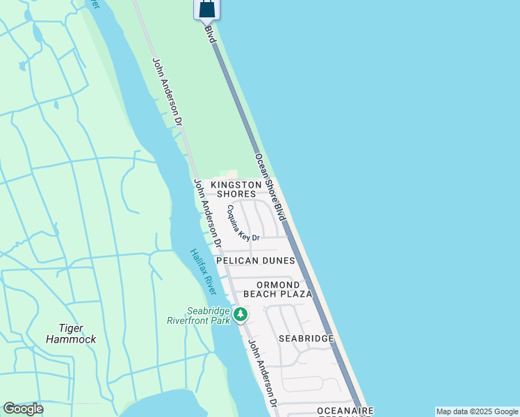 map of restaurants, bars, coffee shops, grocery stores, and more near 3817 Islamorada Drive in Ormond Beach