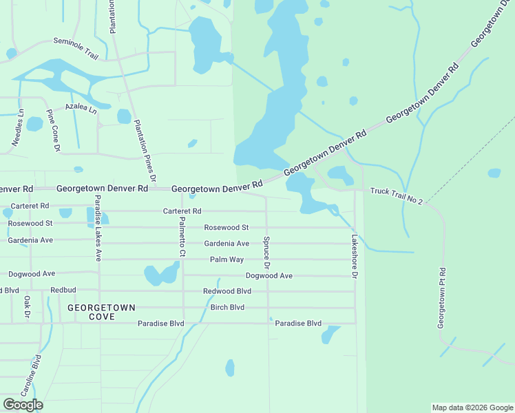 map of restaurants, bars, coffee shops, grocery stores, and more near 436 Carteret Road in Georgetown