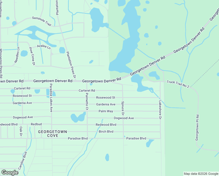 map of restaurants, bars, coffee shops, grocery stores, and more near 424 Carteret Road in Georgetown