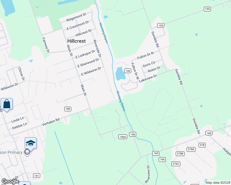 map of restaurants, bars, coffee shops, grocery stores, and more near 911 Riverside Dr in Alvin
