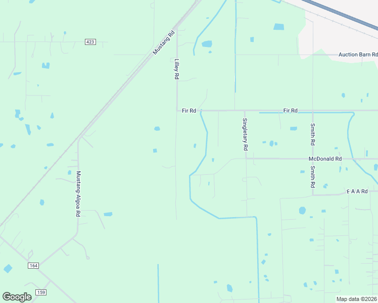 map of restaurants, bars, coffee shops, grocery stores, and more near 1313 Lilley Road in Alvin