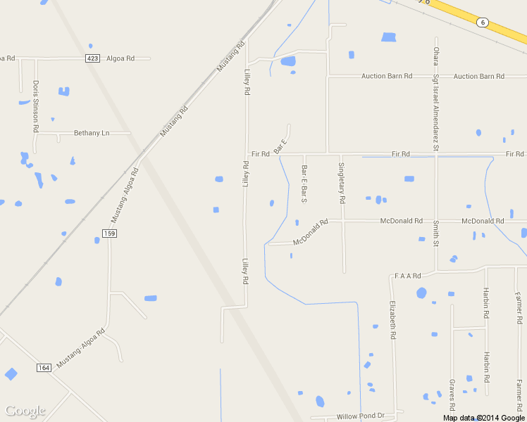 map of restaurants, bars, coffee shops, grocery stores, and more near 1313 Lilley Rd in Alvin