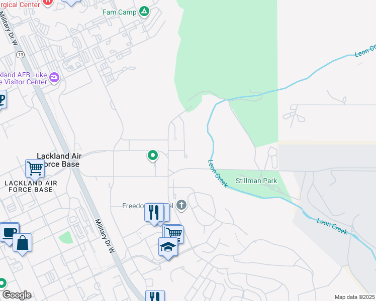 map of restaurants, bars, coffee shops, grocery stores, and more near 1033 Truemper Street in San Antonio