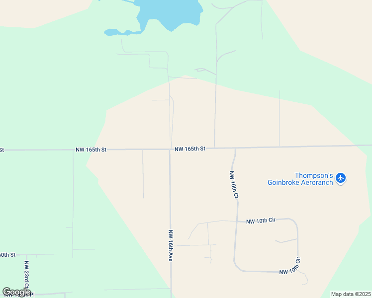 map of restaurants, bars, coffee shops, grocery stores, and more near 1595 Northwest 165th Street in Citra