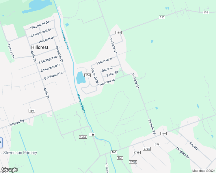 map of restaurants, bars, coffee shops, grocery stores, and more near 45 Lakeview Drive in Alvin