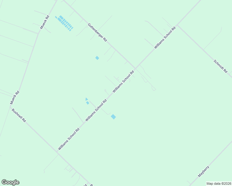 map of restaurants, bars, coffee shops, grocery stores, and more near 11953 Williams School Road in Needville