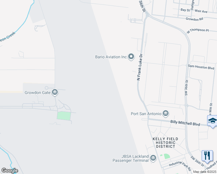 map of restaurants, bars, coffee shops, grocery stores, and more near in San Antonio