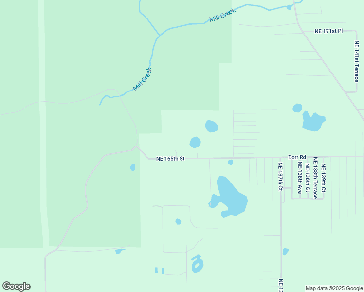 map of restaurants, bars, coffee shops, grocery stores, and more near 13191 Northeast 165th Street in Fort McCoy