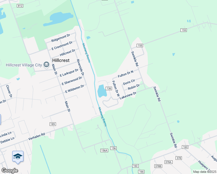 map of restaurants, bars, coffee shops, grocery stores, and more near 154 County Road 136 in Alvin