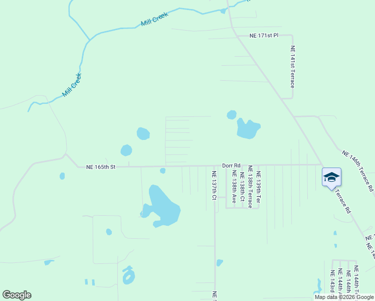 map of restaurants, bars, coffee shops, grocery stores, and more near 13639 Northeast 165 Lane in Fort McCoy