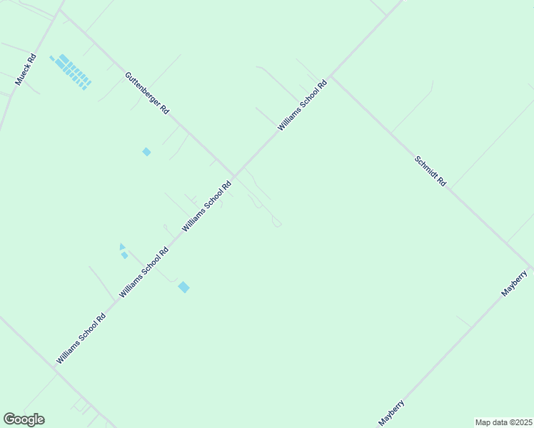 map of restaurants, bars, coffee shops, grocery stores, and more near 11607 Williams School Road in Needville