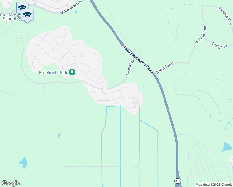 map of restaurants, bars, coffee shops, grocery stores, and more near 13600 Highway 211 in San Antonio