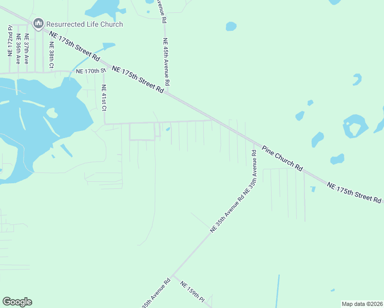 map of restaurants, bars, coffee shops, grocery stores, and more near 16555 Northeast 45th Terrace in Citra